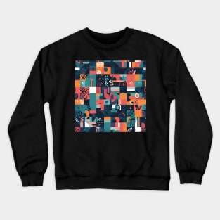 Thought process - Abstract Mindset Seamless Pattern Crewneck Sweatshirt